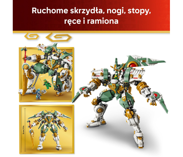 LEGO NINJAGO 71860 Tytanowy mech Lloyda — 15. rocznica - 1488455 - zdjęcie 6